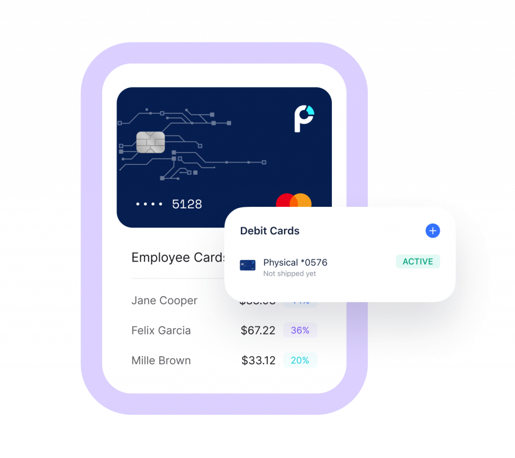 Profit Expense Cards with built-in controls